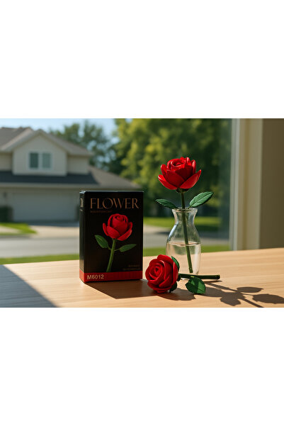 HEY GİDİ GİFT Botanical Mini Çicek Lego Seti - Dekoratif Çiçek Yapım Seti - Dekoratif Ev & Ofis Süsü | Hediyelik