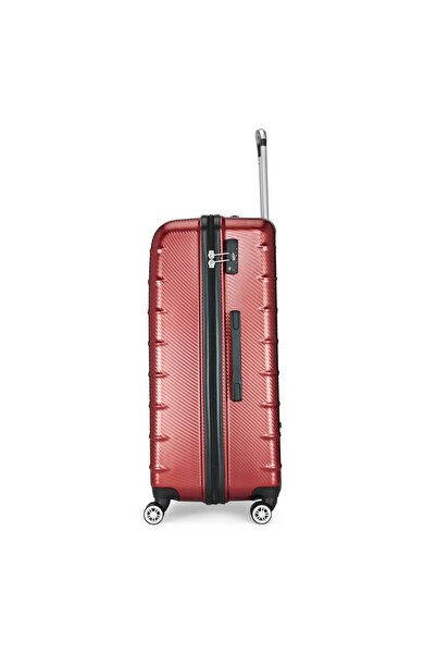Vip Lisbon Set Of 3 Polycarbonate with ABS Hard Sided 4-Wheeler Spinner Trolley Bag with Combination