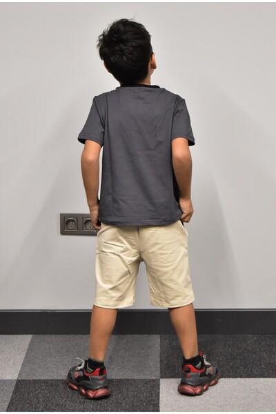 Banadamoda Boy's Printed T-shirt Shorts Set