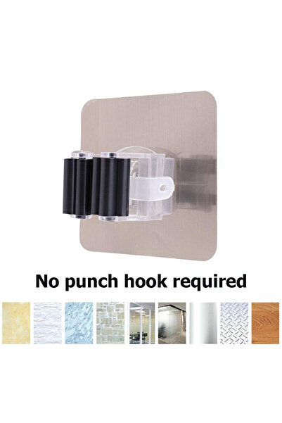 MaffStuff Adhesive Utensil Holder 8x8x5 cm PVC Black White MaffStuff®