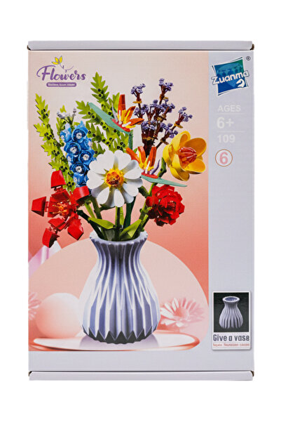 Pasifik Toys Zuanma Çiçek Buketi Yapım Seti No6 109
