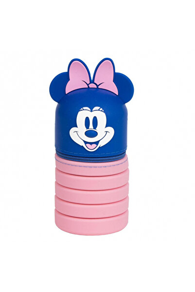 Minnie Mouse 3D silicone pencil case with 1 compartment, unequipped Disney 19x6.5x6.5 cm