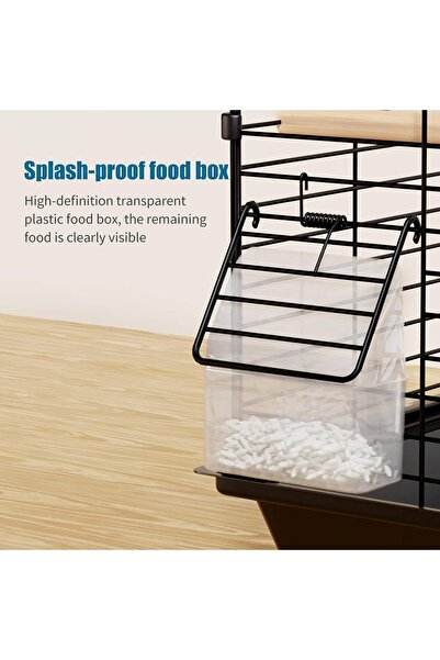 Sumkyle Big Bird Cage Iron Standing Large for Cockatiels Pet Bird Stick With Nest Metal Cage