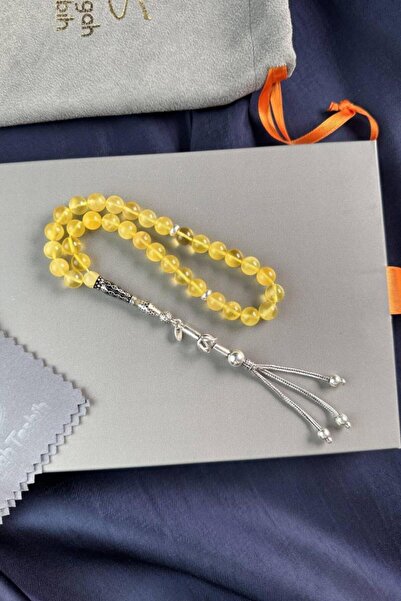 dergah tesbih Wrist-Length Special Carved Design İmame Original Drop Amber Prayer Beads (Amber), (Drop Amber Prayer Beads)