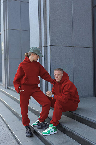 YAKAMEL SET DE PANTALONI DE TRENING UNISEX CU 3 FIRURI, CU DETALII STRATEZE, ...