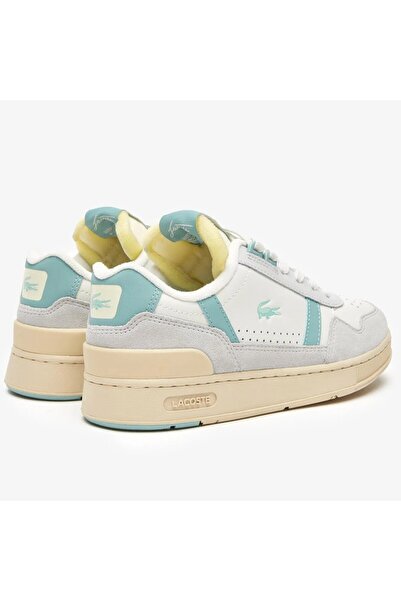 Lacoste T-Clip Γυναικεία αθλητικά παπούτσια Casual Κρέμα για αθλητικά παπούτσια