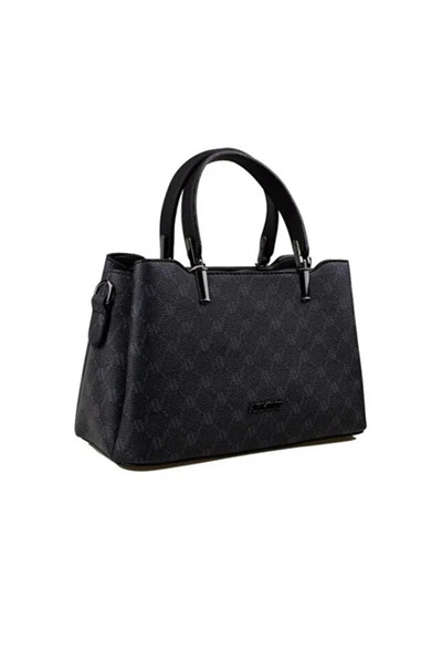 Armine Дамска чанта с точки и чанта през рамо 311 Черна