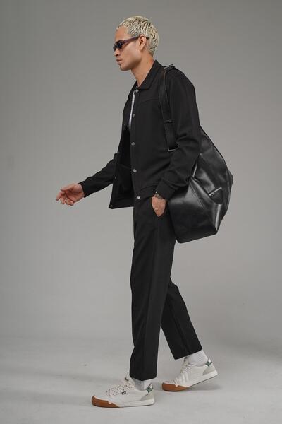 king brich Regular Fit Snap Closure Jacket Pants Bottom Top Set