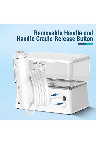 h2ofloss Water Dental Flosser Teeth,6 Modes Upgrade Portable Cordless Oral Irrigator,570ML