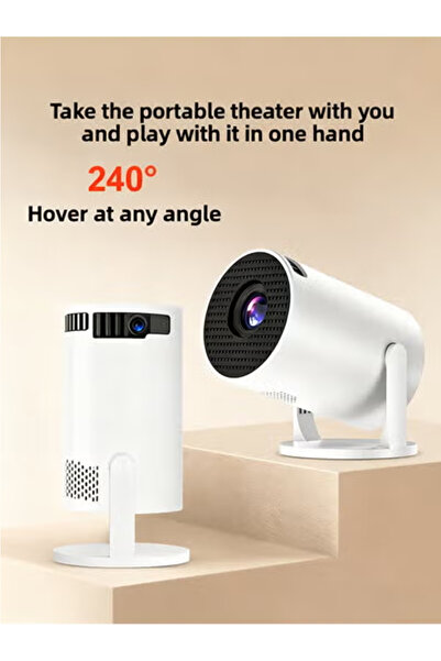 OEM 4K Ultra HD Home Theater Projector, Full HD 1080P, Built-in Smart OS with Wireless Screen Mirroring
