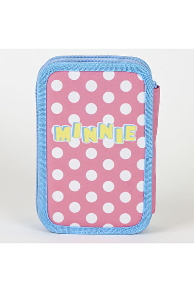 Minnie Mouse 29-piece pencil case, 2 compartments, Disney 3D