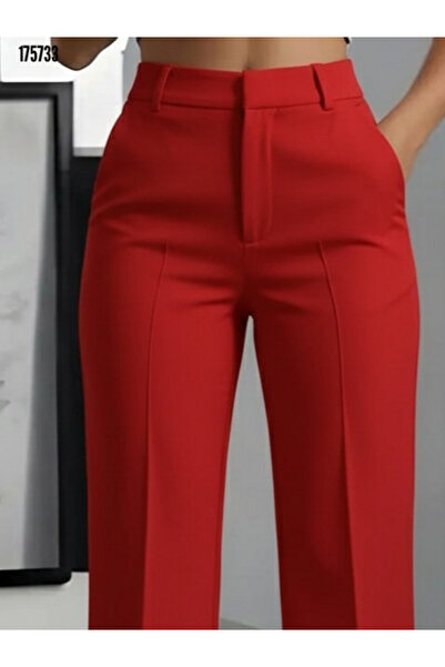 moda wanilia Casual and Stylish Women's High Waist Imported Pocketed Crepe Trousers