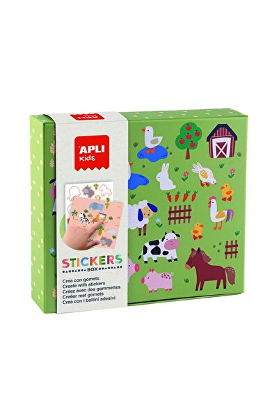 Apli Kids Cutia mea de stickere - Animalele și habitatul lor