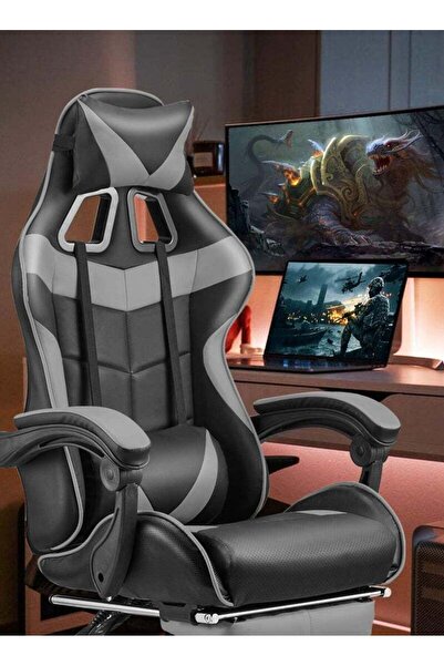 ZUIHAO Gaming Chair Ergonomic Office Chair Computer Chair PU Leather PC Chair with Footrest