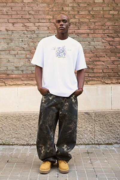 Bershka Short sleeve print T-shirt