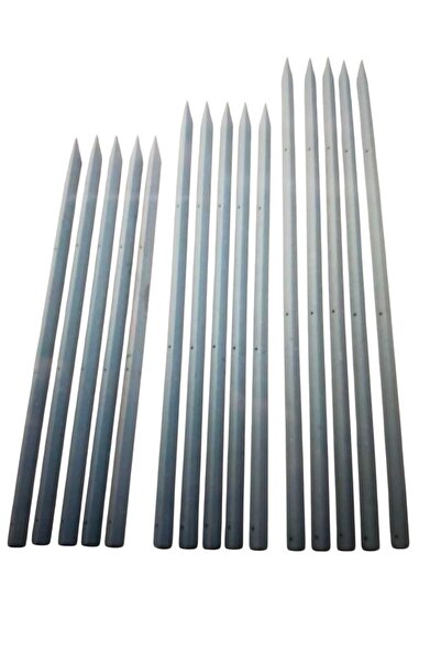 TOSYALI KONSEP BAHÇE TEL DEMİR DİREĞİ DELİKLİ BOYALI 30X30MM KÖŞEBENT UZUNLUK 150CM