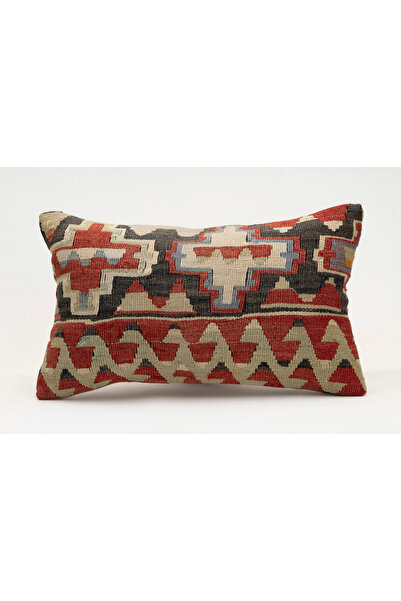Kilim Whole Sale غطاء وسادة عتيق مصنوع يدويًا من الكليم والصوف، مقاس 30x50 سم