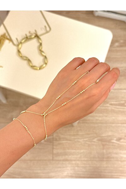 YOUES JEWELRY 14K RENK ÇELİK ŞAHMERAN GOLD KADIN ŞAHMERAN