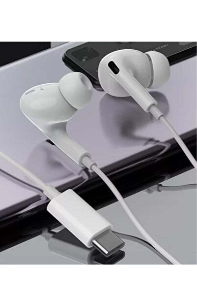 Beauenty Type-C Earphones with Microphone and Volume Control (White)