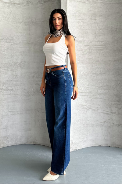 macharel jeans D98 Прямі джинси Vintage Jean Palazzo Pantolon