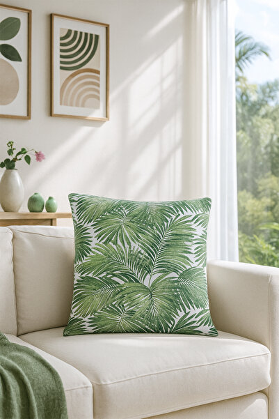 Premier Home Duck Leaf Throw Pillow Cover Green V1 45X45