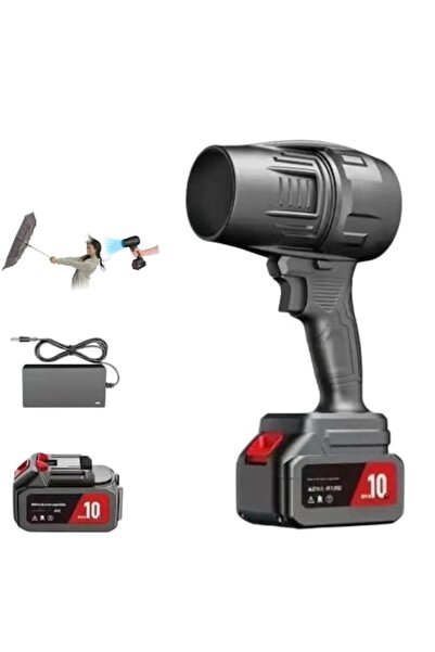 arvada AeroFlux Portable Blower, 40000 RPM, 2000kW, Black, with 2 Lithium Batteries