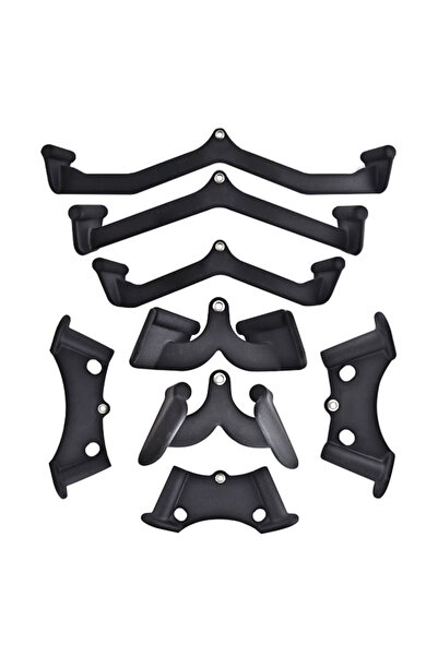 ZOCO BODY FIT Set de mânere ergonomice pentru echipamente de fitness, Zoco Body Fit®, 8 piese, negru