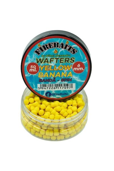 OEM Wafters FireBaits Nadă Yellow Banana 6mm Band-spin 50ml