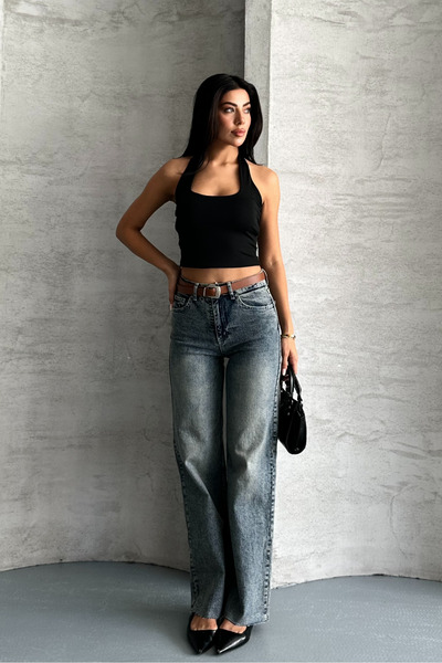 macharel jeans D98 Straight Fit Vintage Jean Palazzo Pants