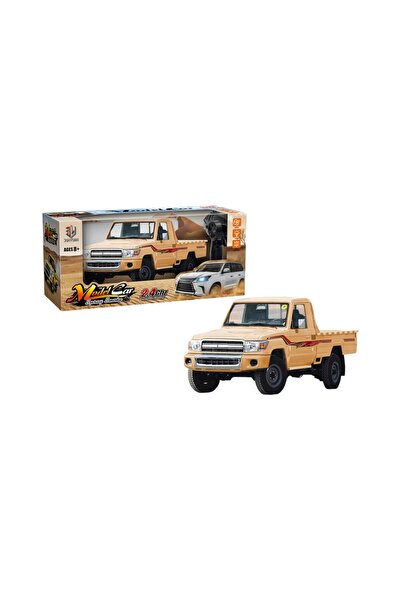Toysea 1:12 RC Desert Pickup Truck with Spray Smoke, LED Lights, 2.4GHz Control & USB Rechargeable