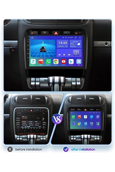 SHEZA STAR Android Car Stereo for Porsches Cayenne 2002-2010 6+128 Ahd Camera
