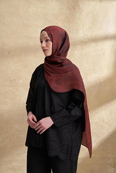 ARMANDA ΣΑΛΙ ΜΕ ΕΘΝΙΚΟ ΣΧΕΔΙΟ JOSE JAKAR - ΚΟΚΚΙΝΟ ΚΑΦΕ