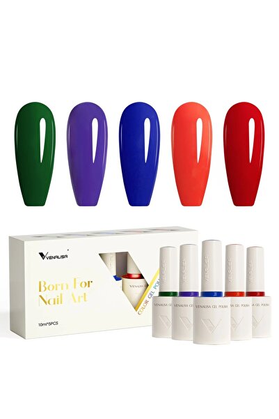 Venalisa 5 Adet 10 ml Uv Led Kalıcı Oje HEMA - TPO Free V2506