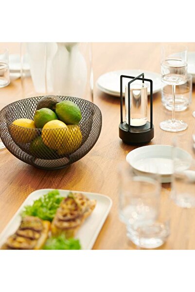 SHIFT DECO VEGAS Şarjlı Masa Lambası Siyah Renk 3 Renk Işık Fonksiyonlu Dokun...