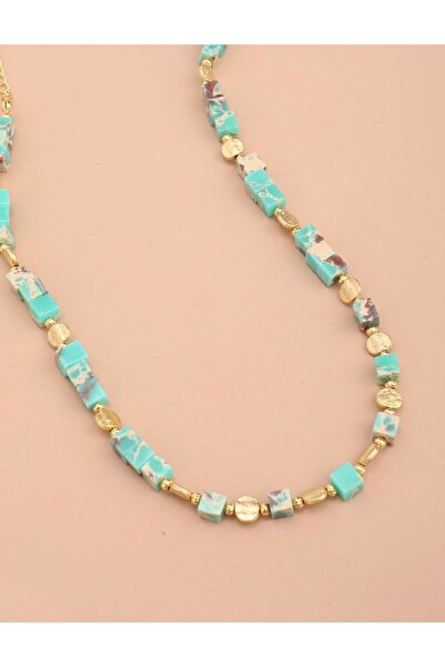 İLVİ Doma Yeşil Kadın Kolye