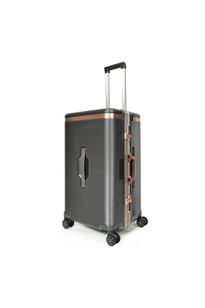 MORANO Modern travel bag made of polycarbonate material, 2 pieces (26/20 Inch)