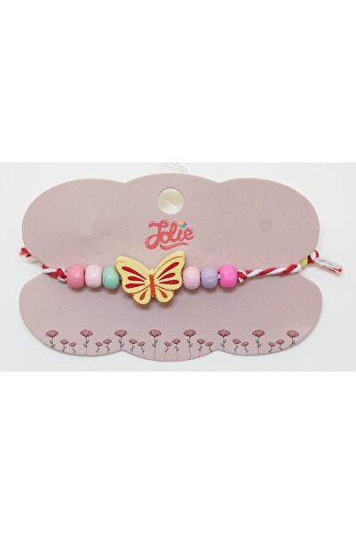 Flippy Martisor Bratara Multicolora pentru Copii, din Lemn si Textil, Model 2