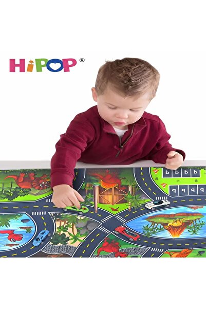 HIPOP Dinosaur Toy Car,Monster Truck Which Can Swallow Carts,With 6 Alloy Trolley,Novelty Toy