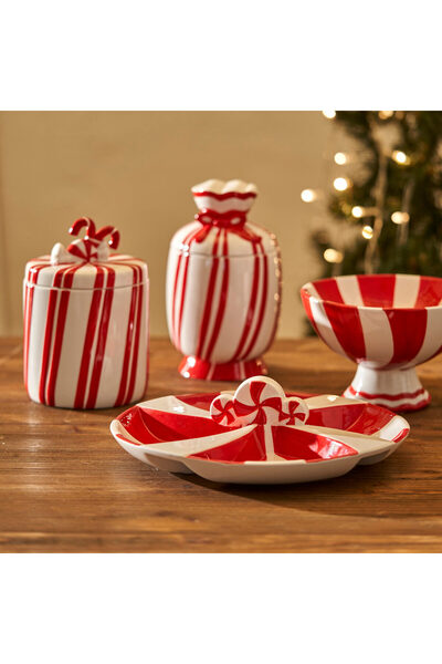 Bella Maison Merry Christmas Ceramic Presentation Plate Red (26.5 cm)