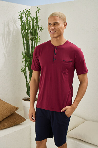 KLY New Season Summer Button Collar Luxury Design Pajama Set