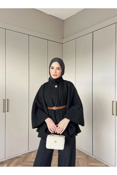 Thebomb Jesika Belted Cashmere Poncho