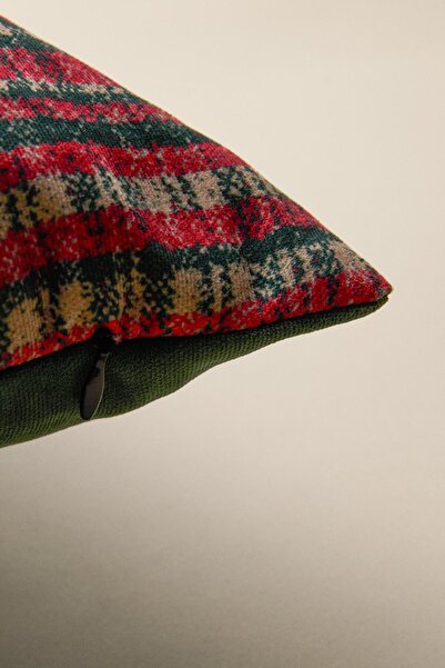 Vanilla Home Everpine Plaid Patterned Throw Pillow Cover