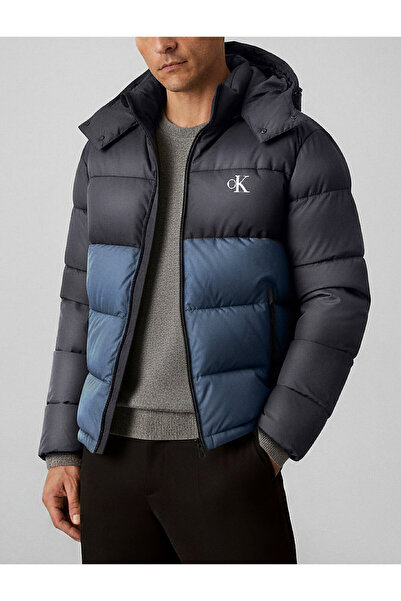 Calvin Klein LS NYLON COLOR BOCK PUFFER JKT