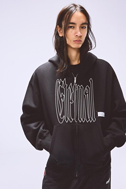 Bershka Apollo ve Daphne baskılı fermuarlı sweatshirt