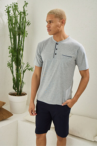 KLY New Season Summer Button Collar Luxury Design Pajama Set