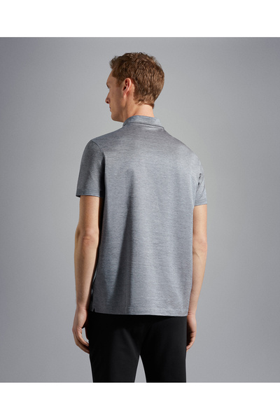 PAUL&SHARK MEN'S KNITTED POLOSHIRT C.WCOTTON