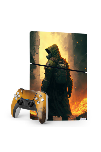 ACME LABS Skin Sticker PlayStation 5 Gaming Console Cover Wrap- Urban Wastelad