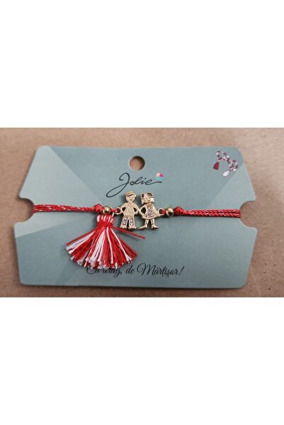 Flippy Martisor Bratara cu Ciucure Cuplu Auriu