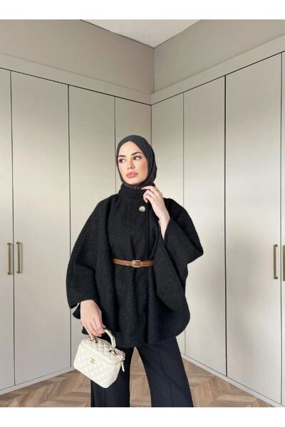 Thebomb Jesika Belted Cashmere Poncho