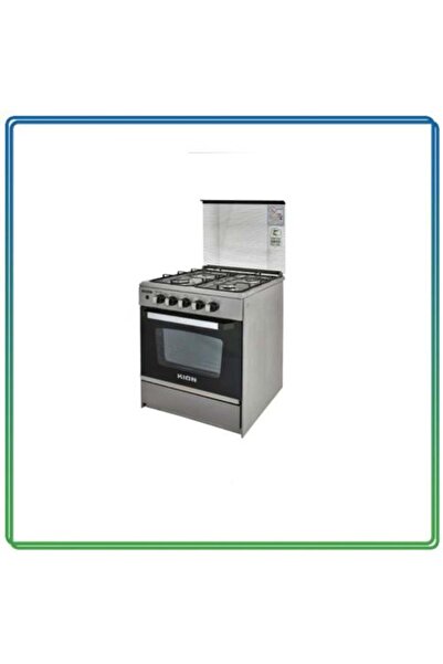 Kion فرن غاز، 55×55 سم، 4 شعلات، ستانلس ستيل، موديل 033-010-KFS555B-1